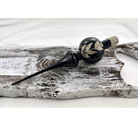 Vianočný špic 601/364-2/7/1ks – čierny