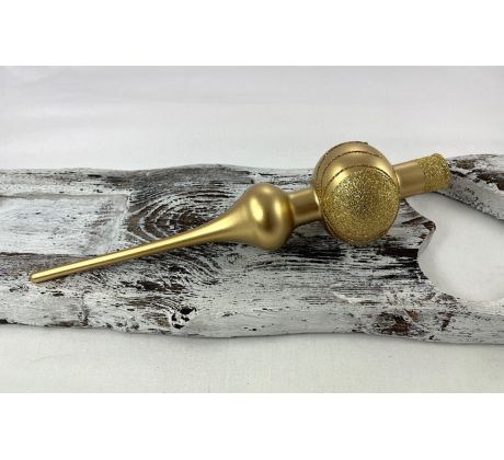 Vianočný špic 621/538/7/1ks – zlatá metalíza