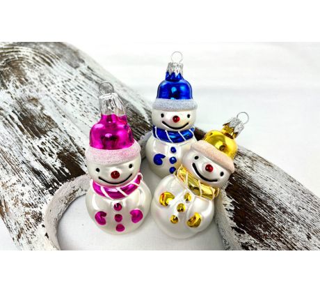 Farební snehuliaci 445/1587/3ks