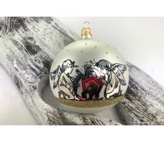 Vianočná gulička 24/8498/10/1ks – svätý motív