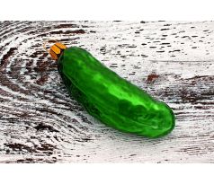 Vianočná uhorka s príbehom 32220055/1ks- retro