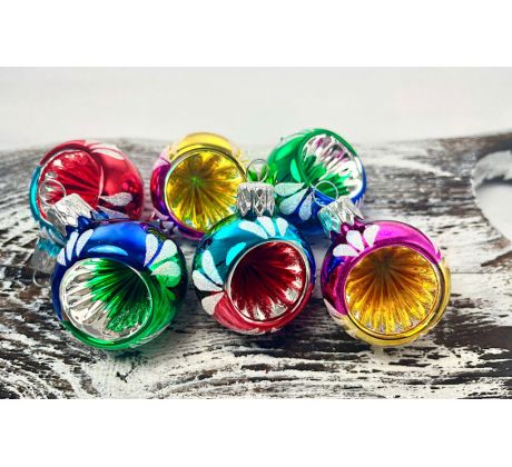 Vianočné gule 291/289/4/6ks – pol/pol mini