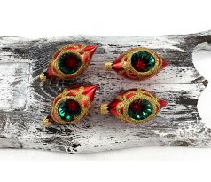 Vianočné olivky 311/172-2/8×4/4ks – retro pichané-retro