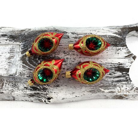 Vianočné olivky 311/172-2/8×4/4ks – retro pichané-retro