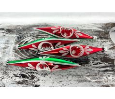 Vianočné rakety 291/296/14×3/4ks – červeno-zelený pichanec