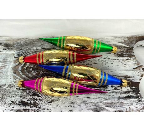 Vianočné rakety 71/192/14×3/4ks – retro mriežky 