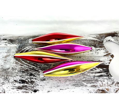 Vianočné rakety 71/194/14×3/4ks – retro pásiky