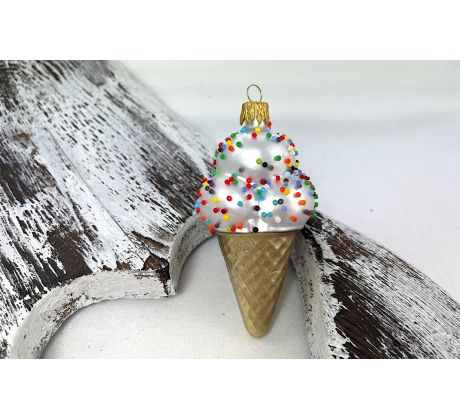 Zmrzlina 415/332/1ks – biele kopčeky