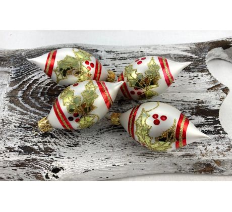 Vianočné olivy 34/960/8×4/4ks – trojitý list – tradičná