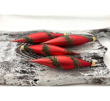 Vianočné rakety 74/769/14×3/4ks – vetvička – tradičná