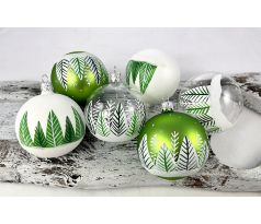 Vianočné gule 80/1798/7/6ks – stromčeky