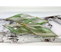 Vianočné rakety 70/378/15×5/4ks – číre + zelené esáky