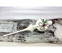 Vianočný špic 641/837/7/1ks – hnedá mašľa