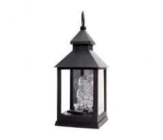 Flora LED Lucerna s anjelom čierna