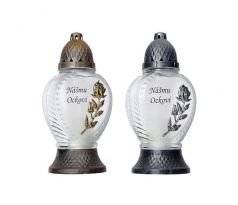 Náhrobný kahanec sklo Nášmu Ockovi