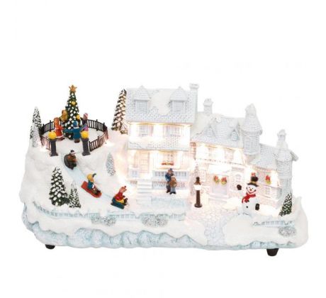 Dekorácia, biely domček