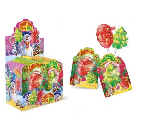 Praskajúce lízatko vianočné 13g