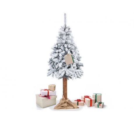 CT0203 ZASNIEŽENÝ SMREK NA KMENI 220 CM