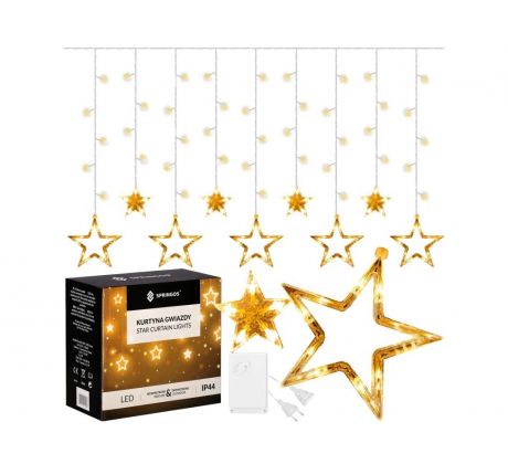 CL4133 HVIEZDNA ZÁCLONA 138 LEDS