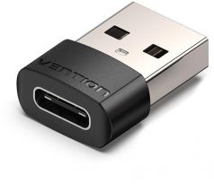 Vention USB 2.0 (M) to USB-C (F) OTG Adaptér Black PVC Type