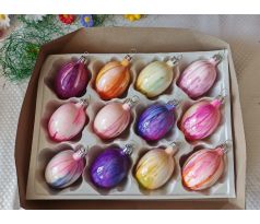 Sada 12 ks mramorovaných vajíčok